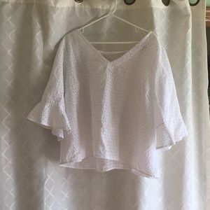 Lane Bryant eyelet top